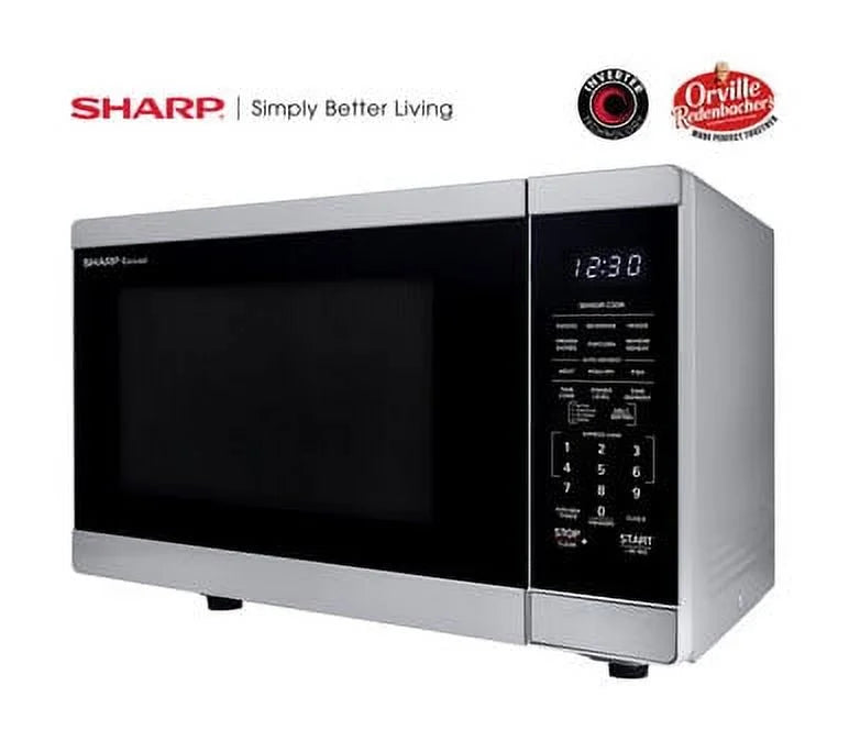 Black Mirror Countertop Microwave Oven A206