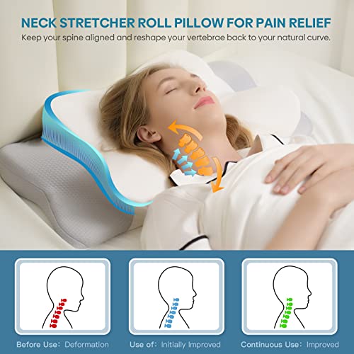 Queen Size Memory Foam Cervical Pillow E35097