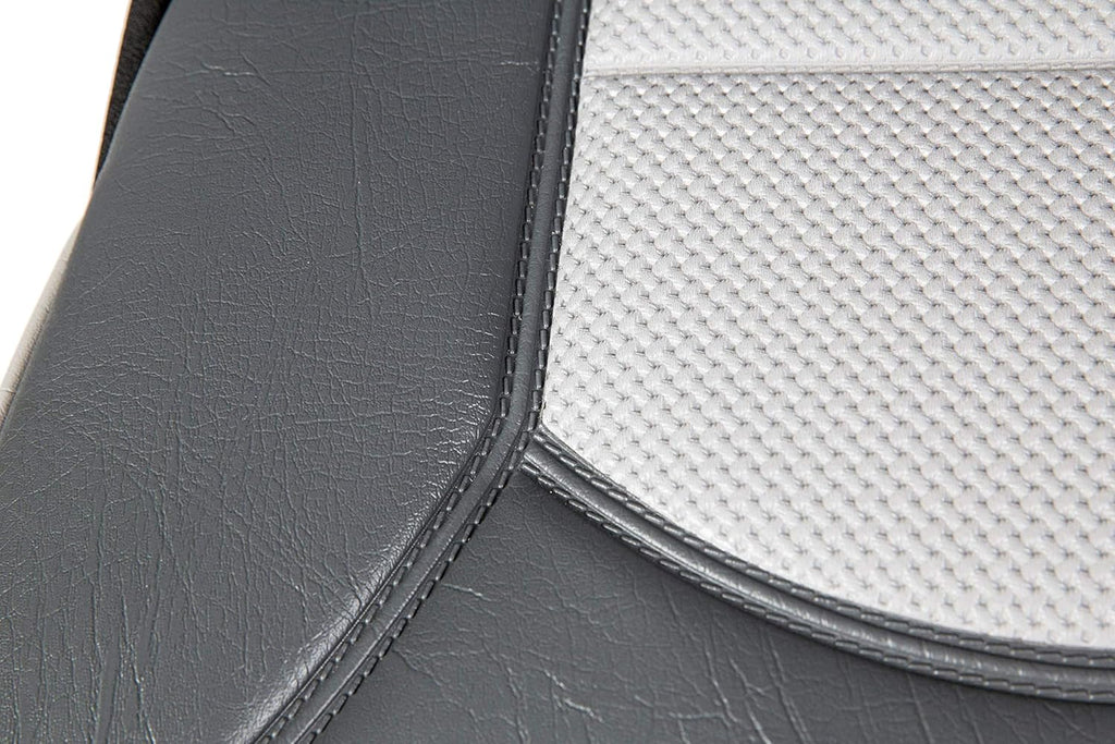 Charcoal/Gray Boat Seat with Welded Cushion J2649