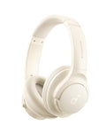 White Hybrid Active Noise Cancelling Over-Ear Bluetooth Headphones N341