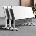 Foldable Mobile Training Table with Caster Wheels Q46013
