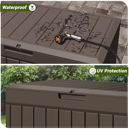 30 Gallon Black Waterproof Resin Storage Box H469