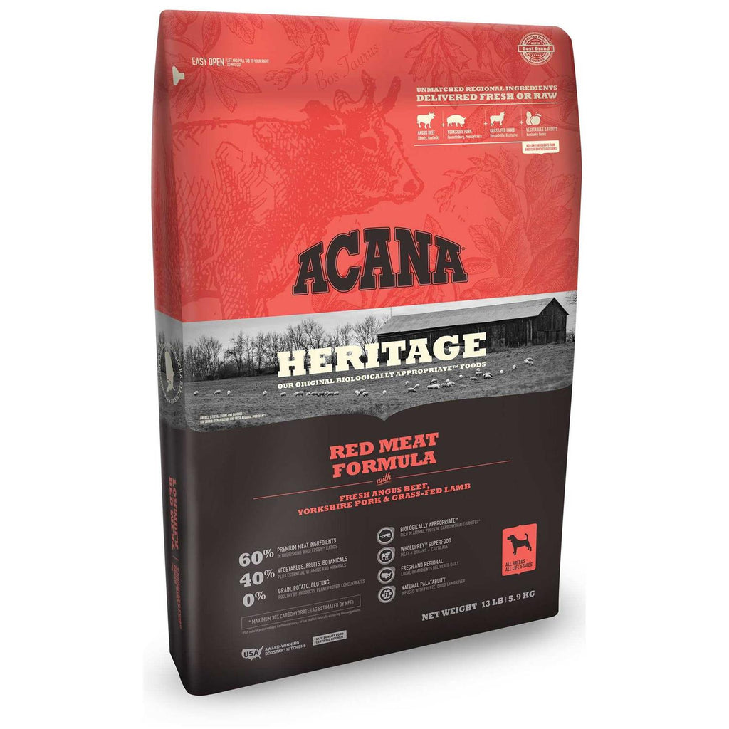Acana Heritage Red Meat Dry Dog Food 25lb M194