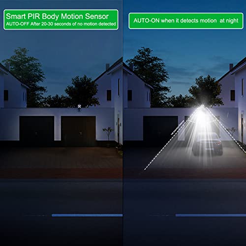 6000K LED Outdoor Security Lights (2 Packs) U554657