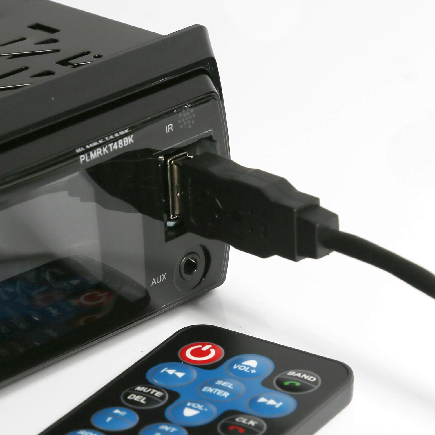 Marine Head Unit Receiver Speaker Kit with Bluetooth and 6.5’’ Waterproof Speakers N963005
