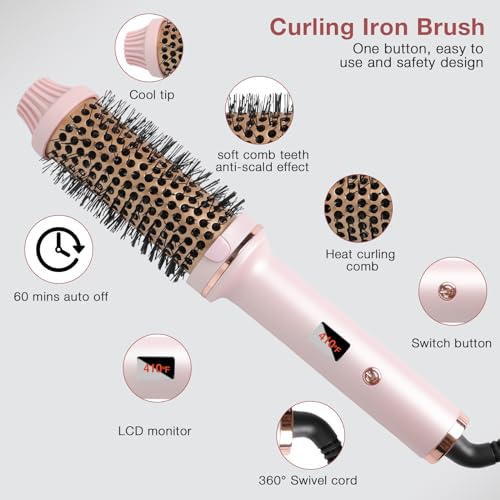 1.5 inch Heated Round Curling Brush Q19422
