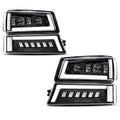LED Headlights Assembly with DRL Turn Signal Hi/Low Sealed Beam M986496