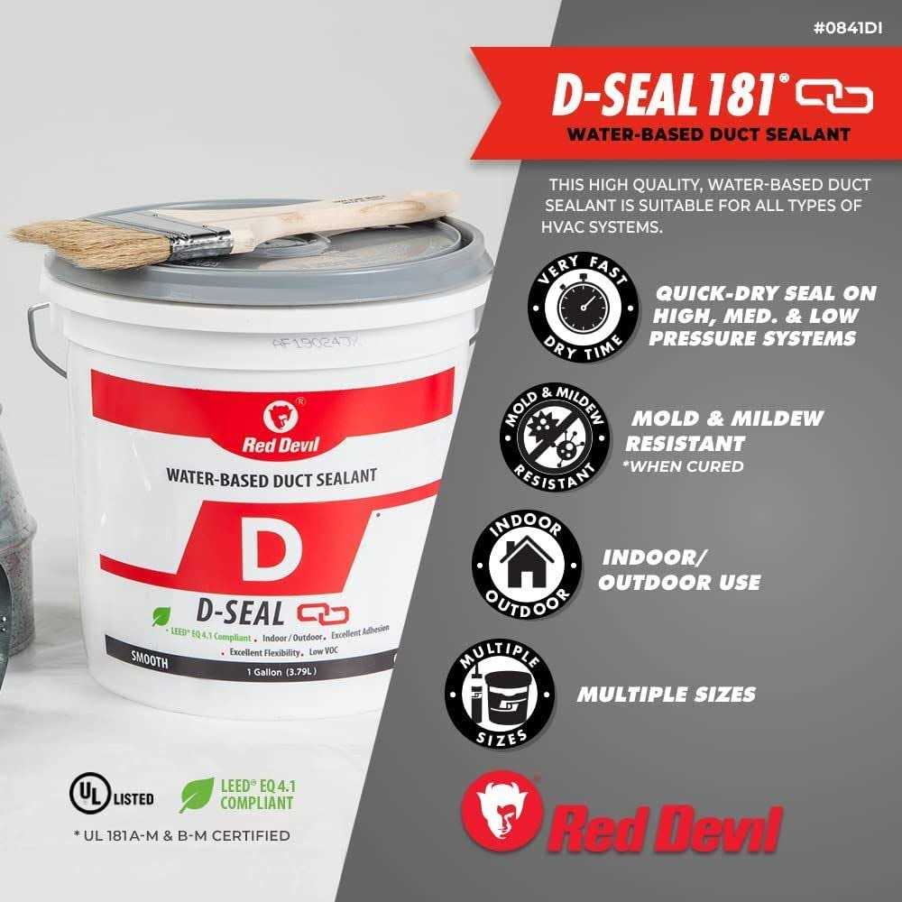 0.5 Gal. Acrylic Latex Duct Sealant V15586