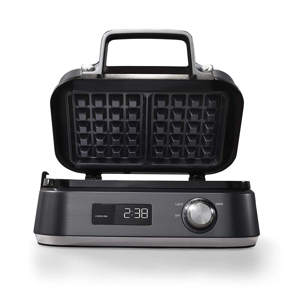 Dark Stainless Steel Waffle Maker I62692