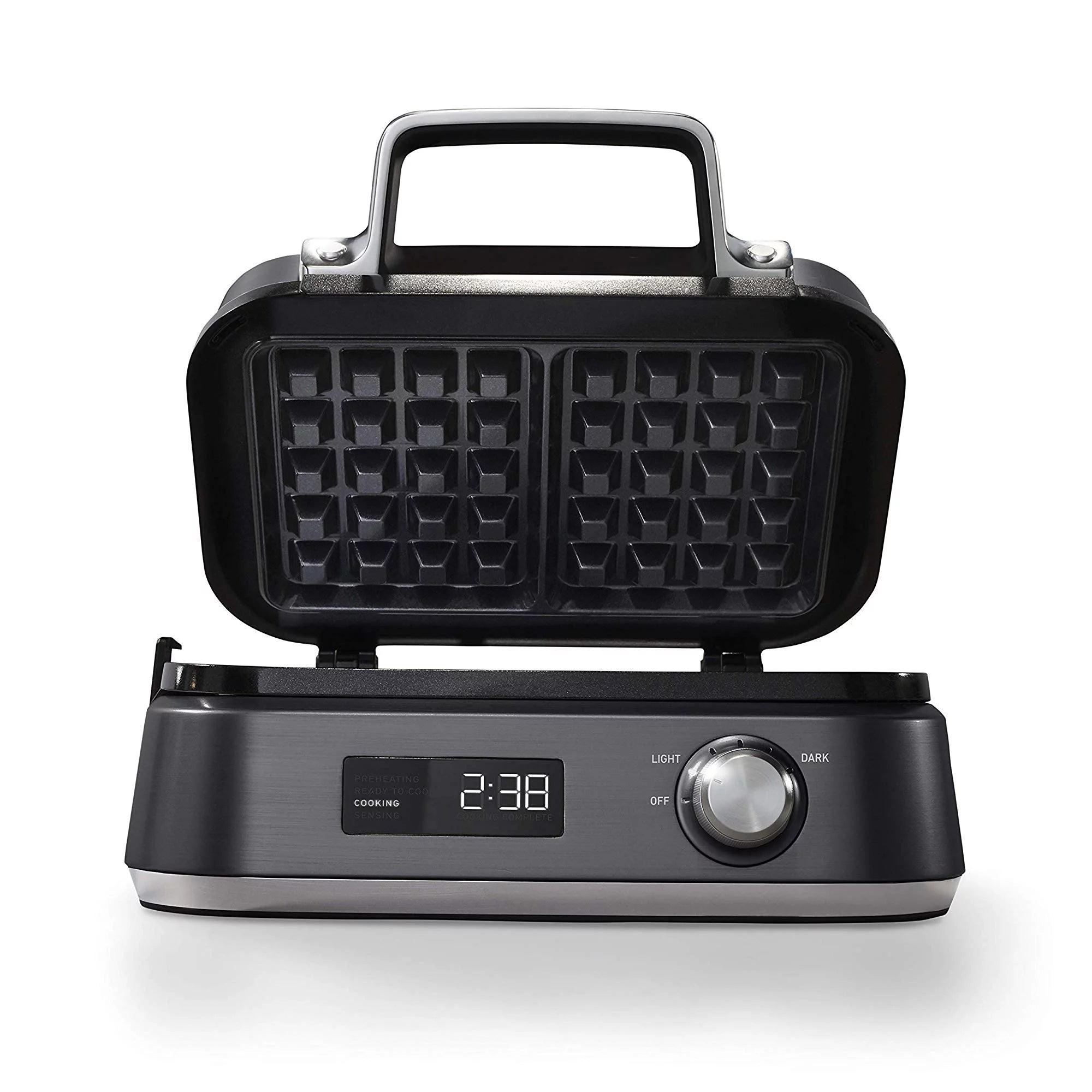 Dark Stainless Steel Waffle Maker I62692