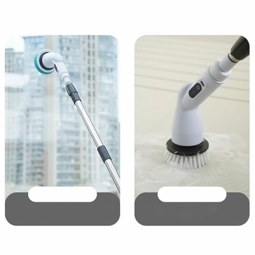 Cordless Electric Spin Scrubber with 9 Replaceable Brush Heads V93251