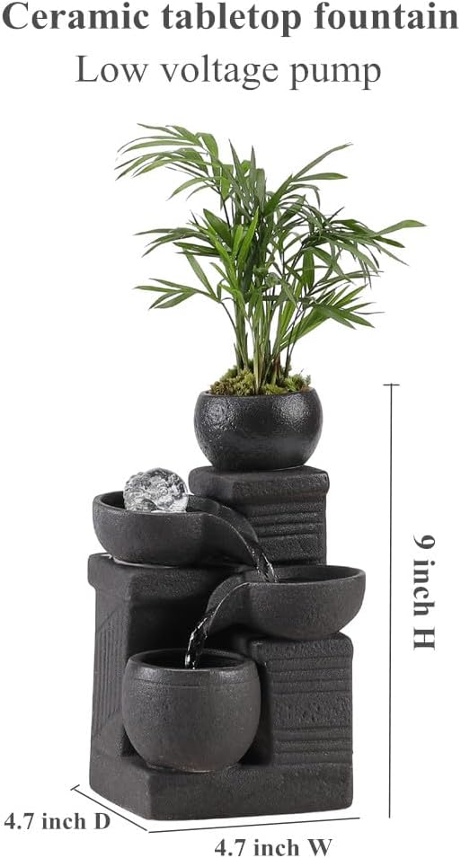 Indoor Tabletop Fountain Water Feature G5489