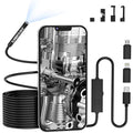 16.5 FT Snake Inspection Borescope Endoscope with 8 LED Lights V323