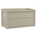 Gray 50 gallon Deck Storage Box with Seat Y39017