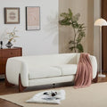 Caramel Brown 82 Inches Boucle 3-Seater Sofa L381