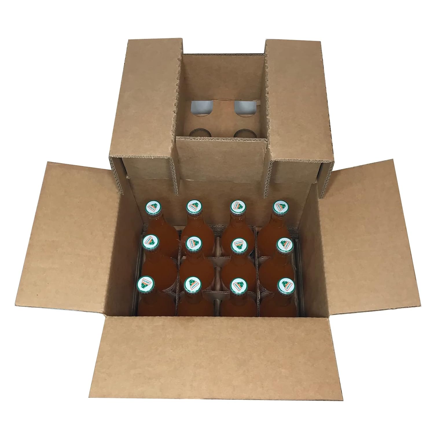 Mandarin Natural Flavor Soda With Real Sugar 12/12.5 fl. oz. glass bottles (12-Pack) I928325