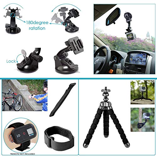 Waterproof 5.3K HD Action Camera with 23MP Photos and 128GB Memory Card Bundle F699