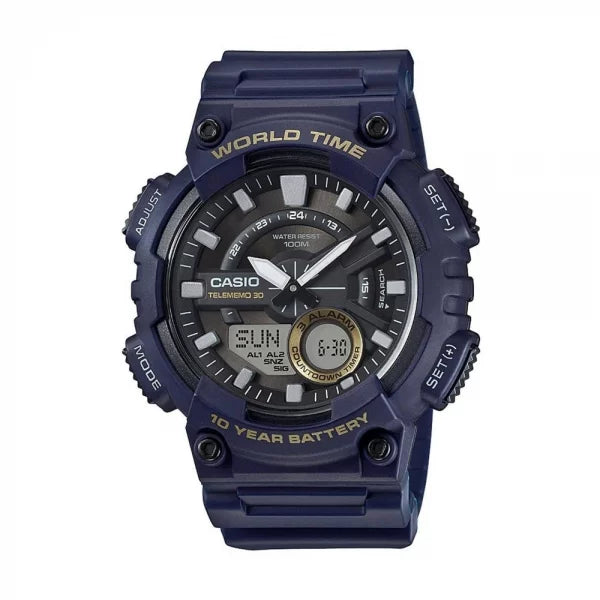 Blue Resin Band Analog Digital Sport Watch T83361