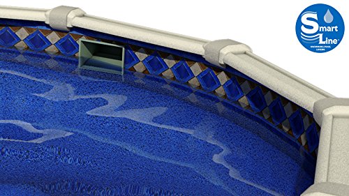 Oval Pool Liner 48-Inch Wall Height 25 Gauge Virgin Vinyl Y394