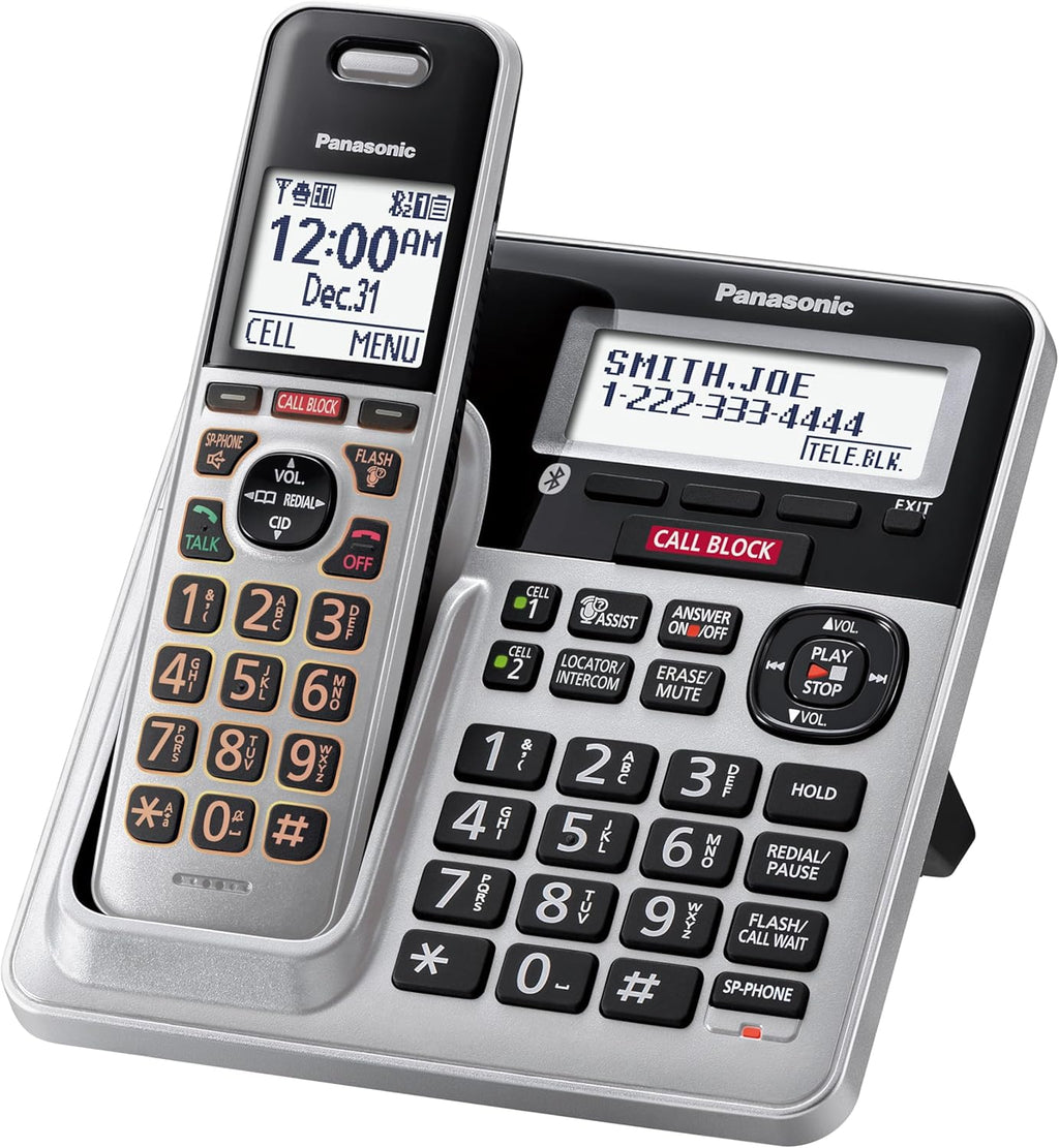 4-Handset DECT 6.0 Bluetooth Phone Bundle E603