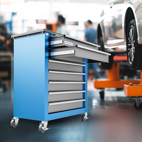 7-Drawer Rolling Toolbox with Lockable Wheels R719