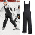 Kids Waterproof Snow Ski Bibs Overalls Long Bib Pants Insulated Ski Pants D2403