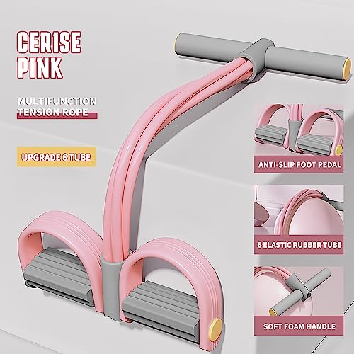Pedal Resistance Band Elastic Pull Rope Fitness Exercise Equipment D793