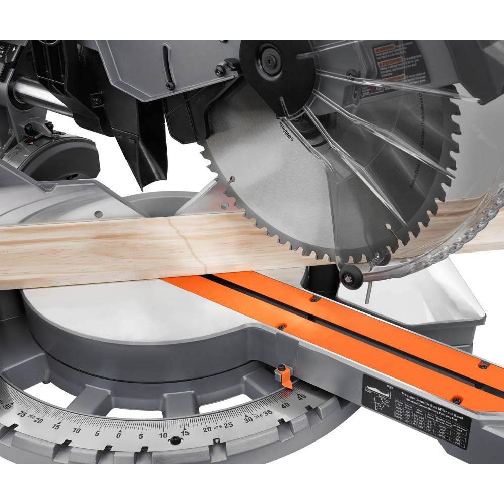 15 Amp Corded 12 in. Dual Bevel Sliding Miter Saw with LED Cut Line Indicator B528