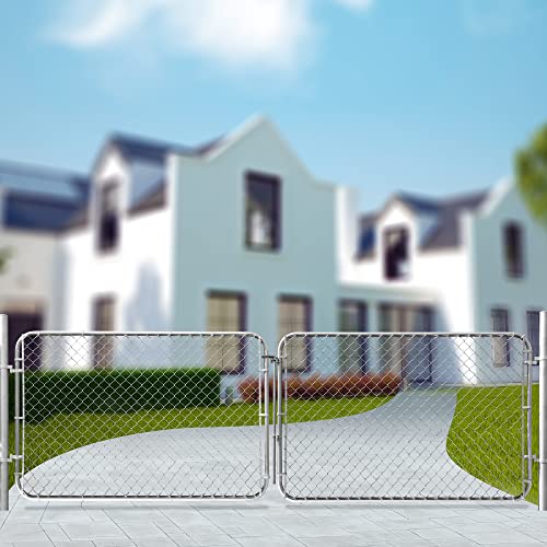 Adjustable Chain Link Fence Gate Kit, 26"-72" Wide x 4' High Z2036
