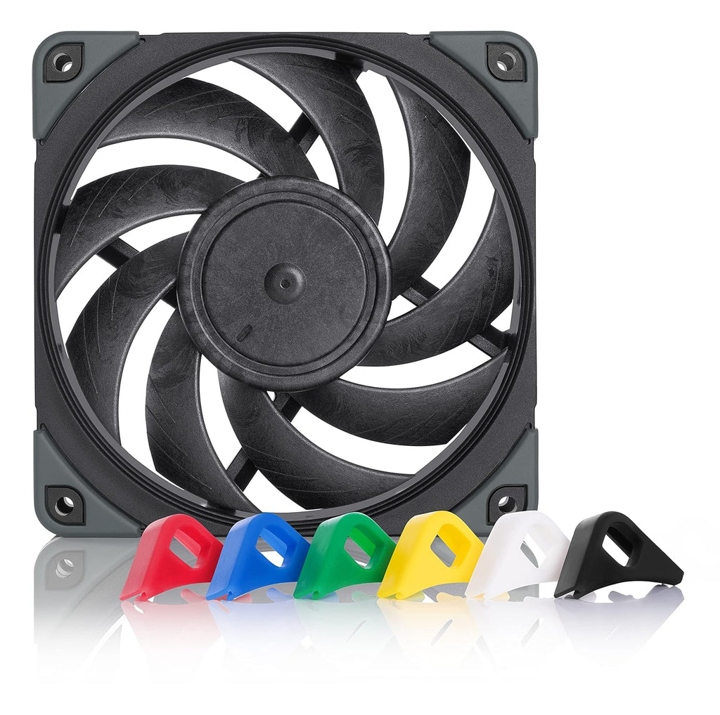 Black 120mm 4-Pin Quiet Fan L53497