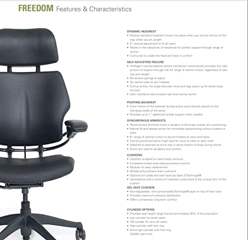Polished Aluminum Ergonomic Office Chair with Headrest and Adjustable Arms B470