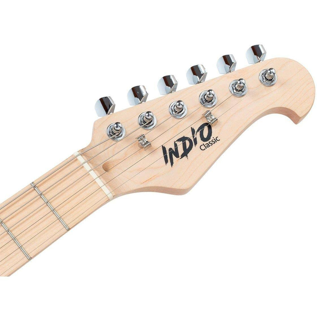 White Electric Guitar with Gig Bag D411
