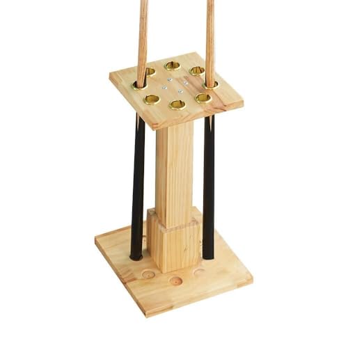 White Freestanding Wooden Pool Cue Rack J7465