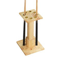 White Freestanding Wooden Pool Cue Rack J7465