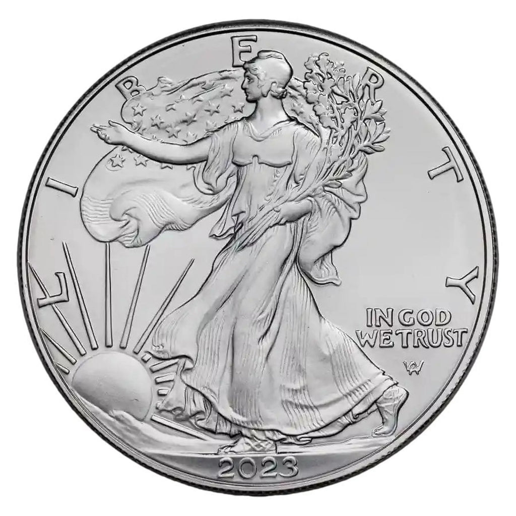 1 oz American Silver Eagle BU Tube of 20 Coins A335713