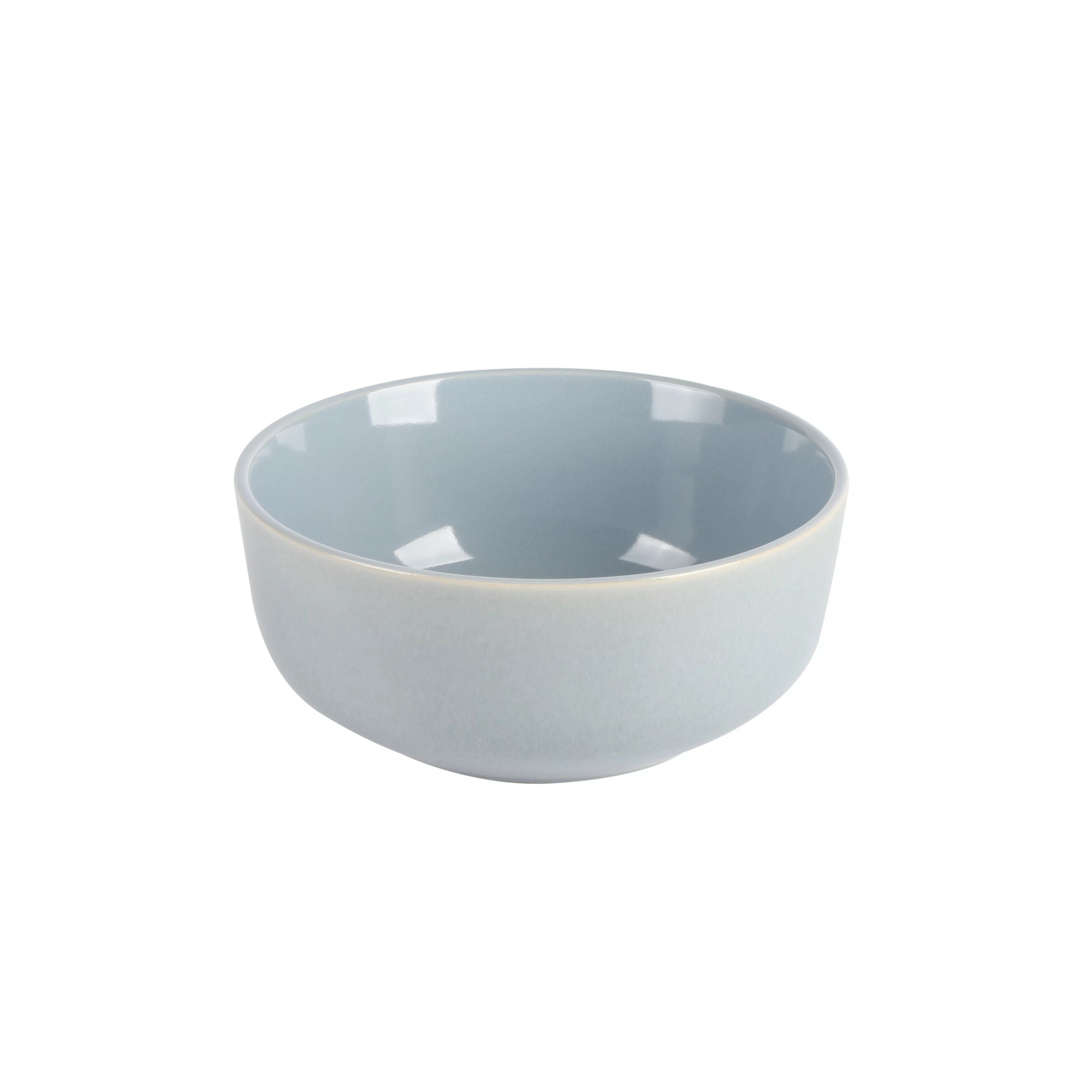 16 Piece Double Bowl Reactive Dinnerware Set - Blue I34019
