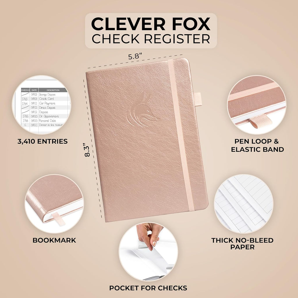 A5 Hardcover Check Register Book N881225