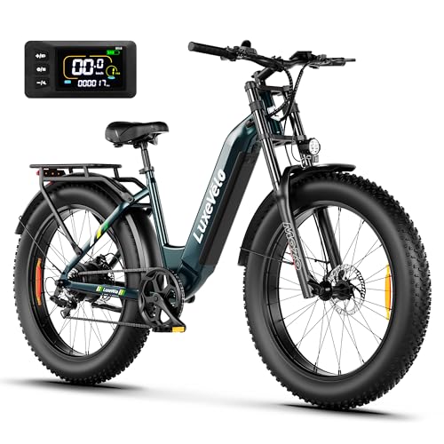 26"x4" Fat Tire Electric Mountain Bike with 1000W Peak Motor M439607