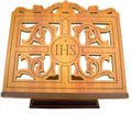 Carved Wood Bible Stand O667