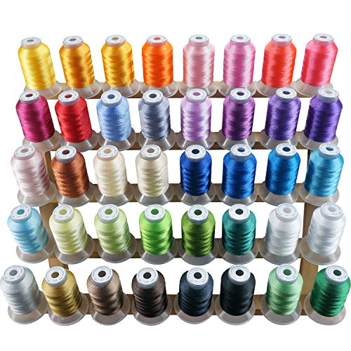 40 Colors Polyester Embroidery Machine Thread Kit 500M Each Spool A812178
