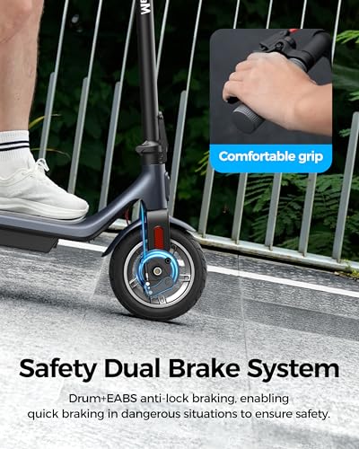Electric Scooter with 10IN Tires, 10.2AH Battery, 350W Motor, 15.5MPH Y3249