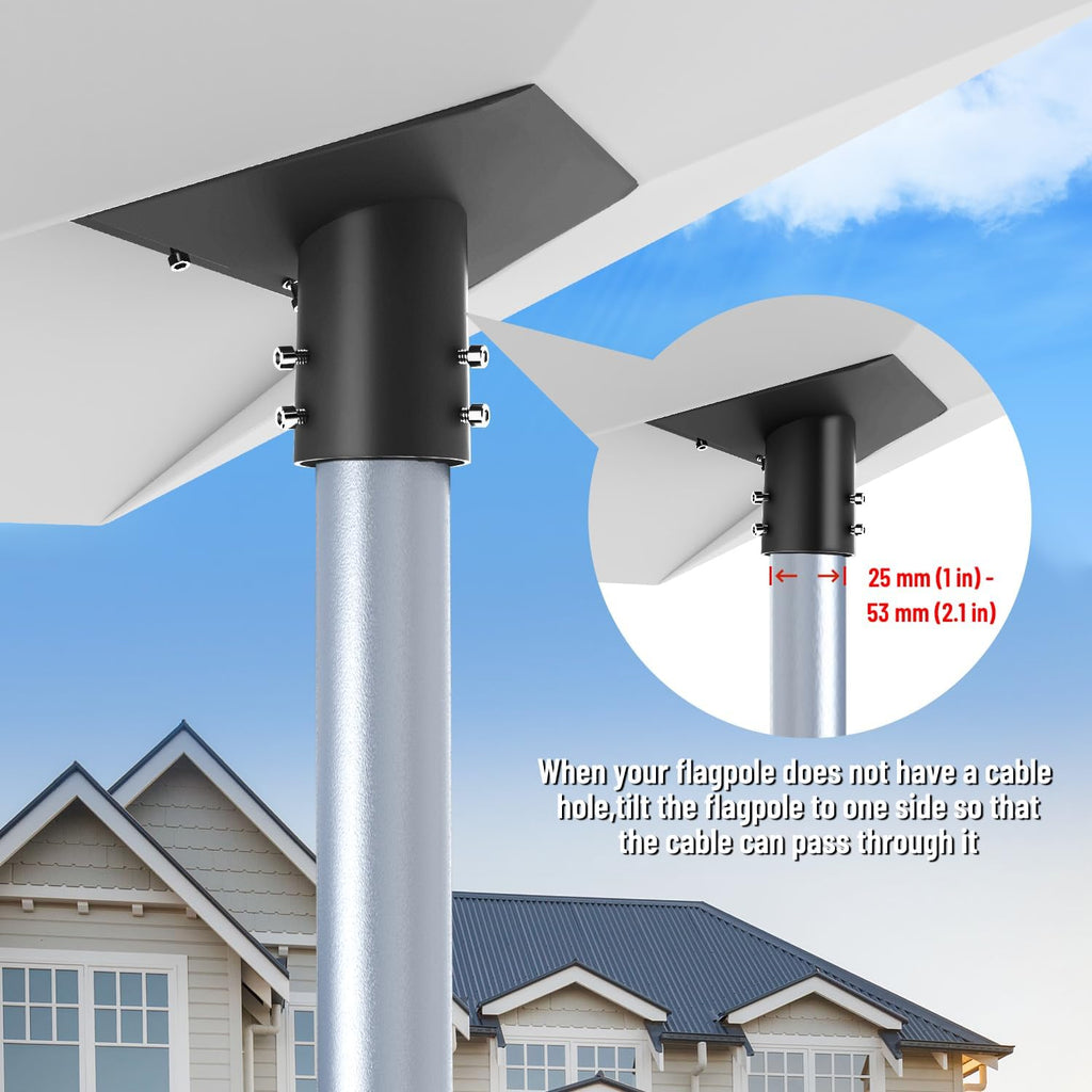 Black Starlink Gen 3 Roof Mount Adapter Y270
