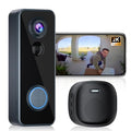 2K HD Wireless Video Doorbell with Chime, Battery Powered A573886