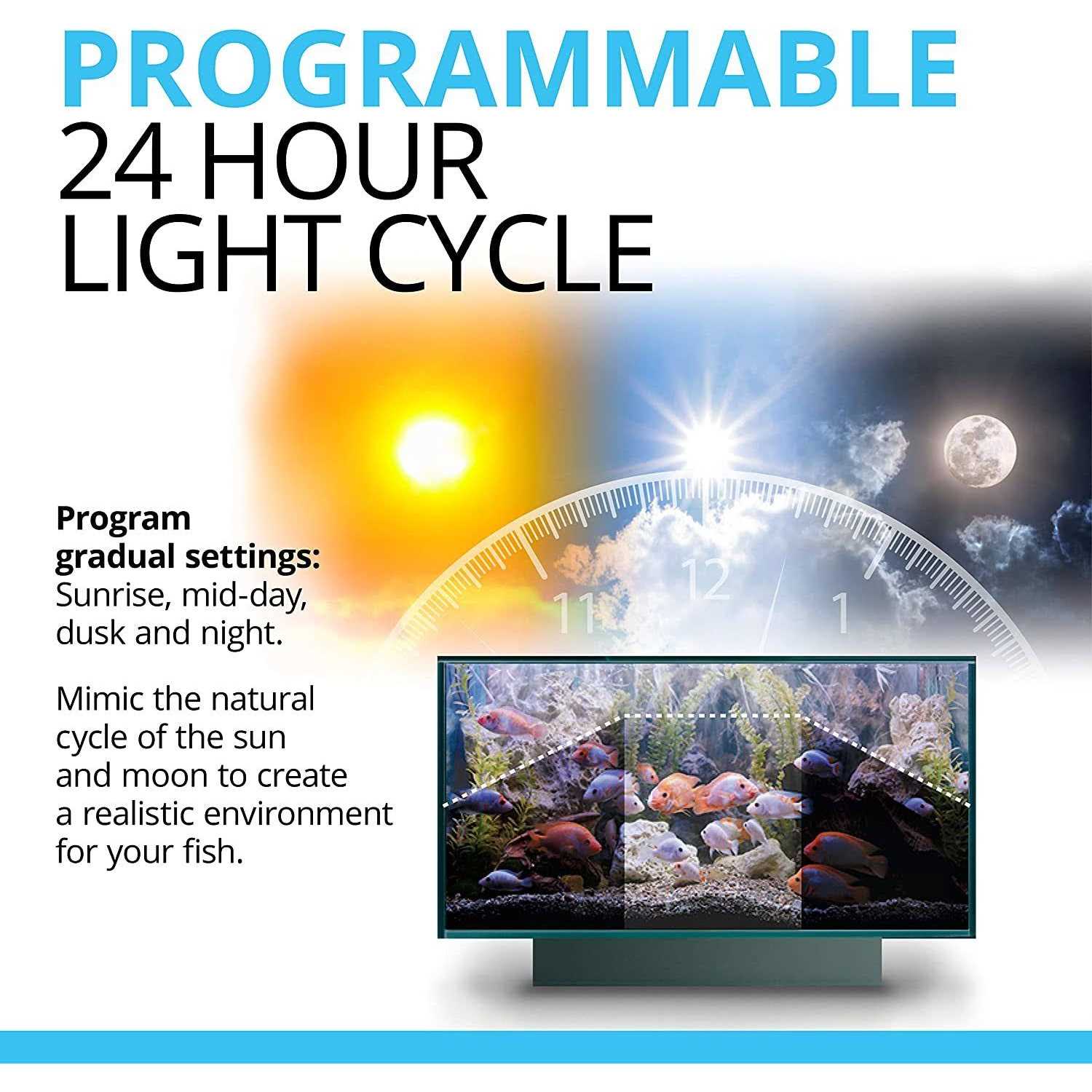 Bluetooth LED Aquarium Light C1258
