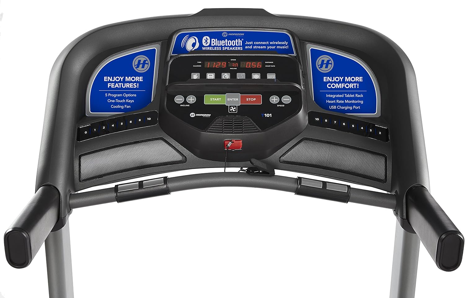 Foldable Treadmill with Bluetooth Connectivity and Incline H4954