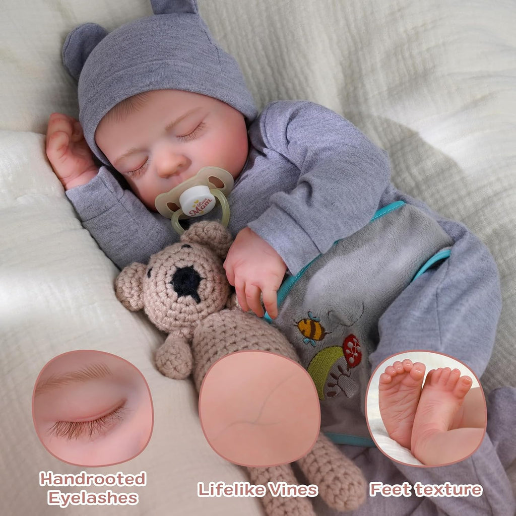 17 Inch Realistic Full Vinyl Reborn Baby Doll Y151