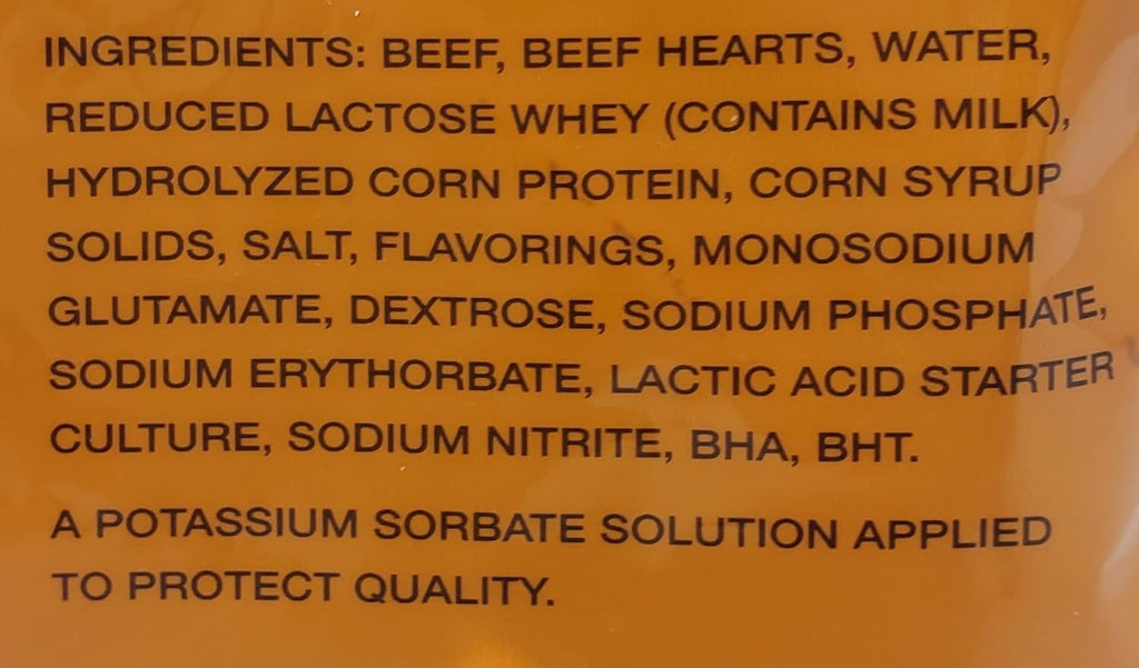 15 oz Naturally Smoked Beef Sticks Y1234
