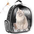 Black Expandable Cat Carrier Backpack D727