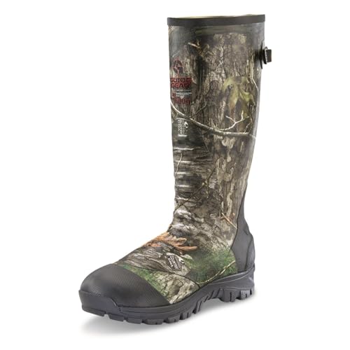 Men's Ankle Fit Camo Hunting Insulated Rubber Boots Waterproof Rain Shoes Y756324