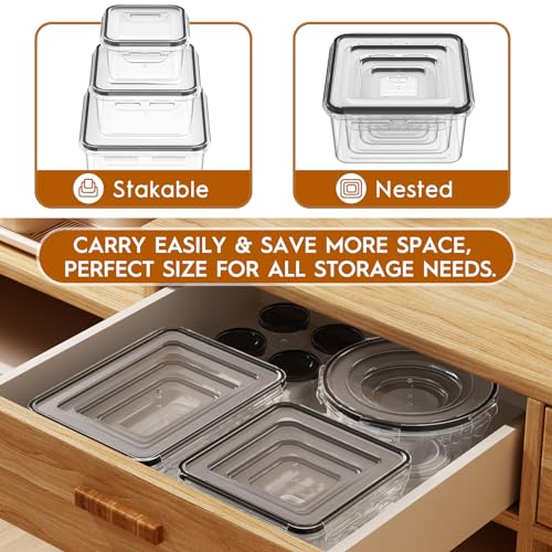 52 Pcs Airtight Food Storage Containers with Lids A741903